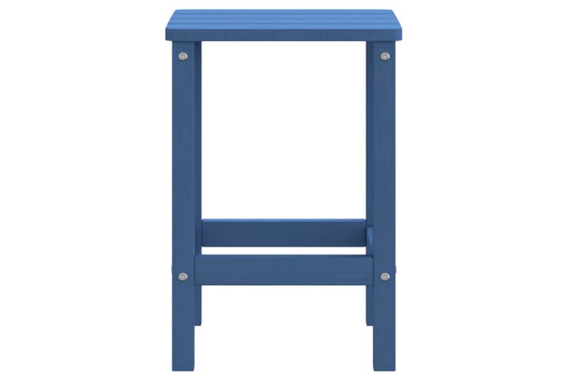 Adirondack bord aquablå 38x38x46 cm HDPE - Blå - Utemöbler - Utestol & trädgårdsstol - Solstolar - Däckstol