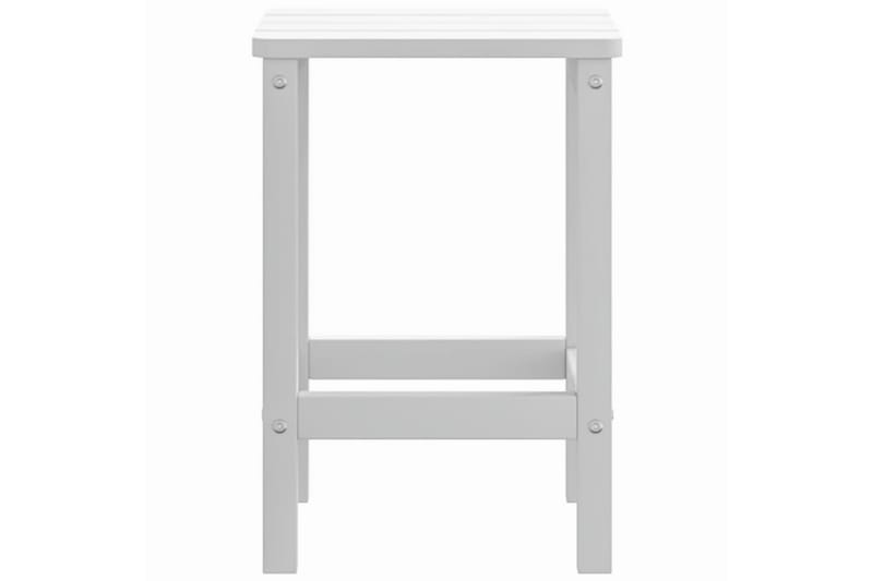 Adirondack bord vit 38x38x46 cm HDPE - Vit - Utemöbler - Utestol & trädgårdsstol - Solstolar - Däckstol
