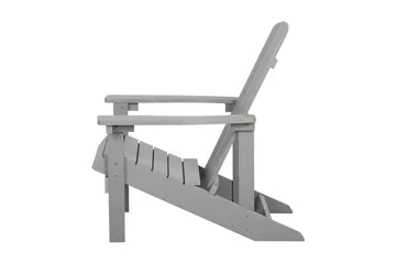 Adirondack Däckstol 88|75|88 cm - Grå - Utemöbler - Utestol & trädgårdsstol - Solstolar - Däckstol