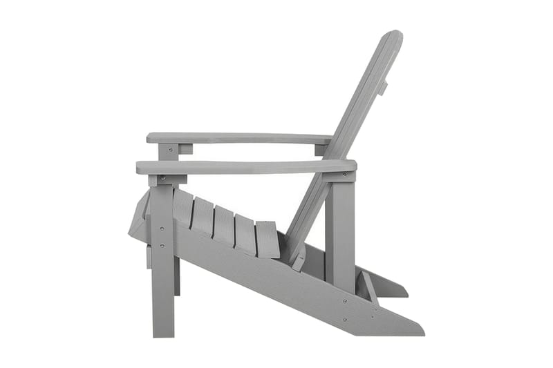 Adirondack Däckstol 88|75|88 cm - Grå - Utemöbler - Utestol & trädgårdsstol - Solstolar - Däckstol