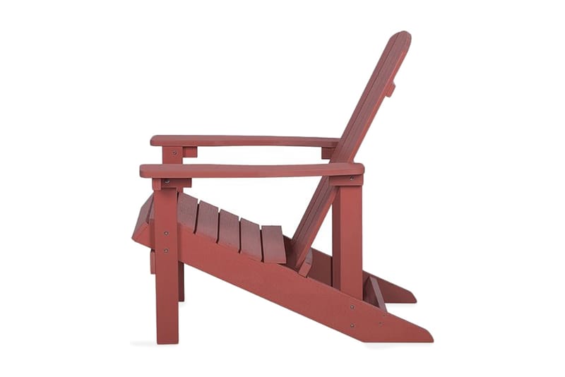 Adirondack Däckstol 88|75|88 cm - Röd - Däckstol