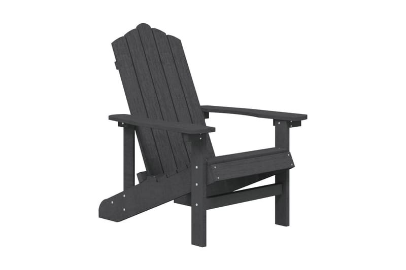 Adirondackstol HDPE antracit - Antracit - Utemöbler - Utestol & trädgårdsstol - Solstolar - Däckstol
