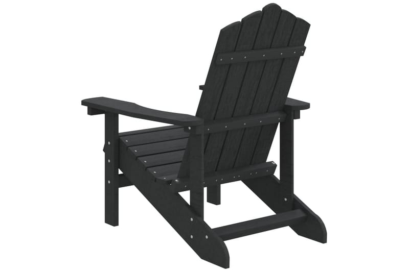 Adirondackstol HDPE antracit - Antracit - Utemöbler - Utestol & trädgårdsstol - Solstolar - Däckstol