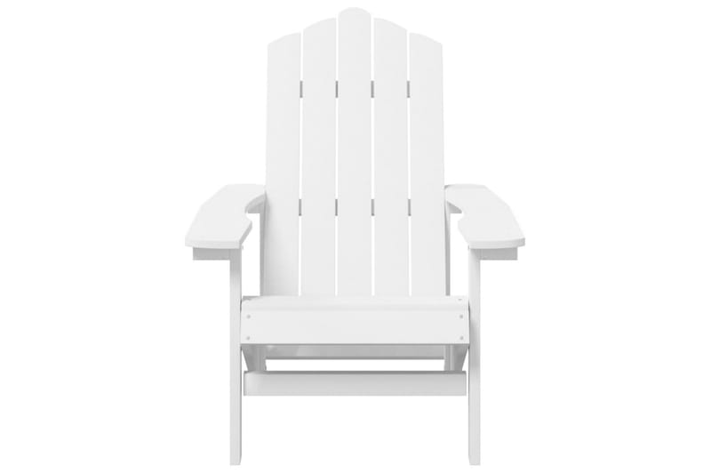 Adirondackstol HDPE vit - Vit - Utemöbler - Utestol & trädgårdsstol - Solstolar - Däckstol