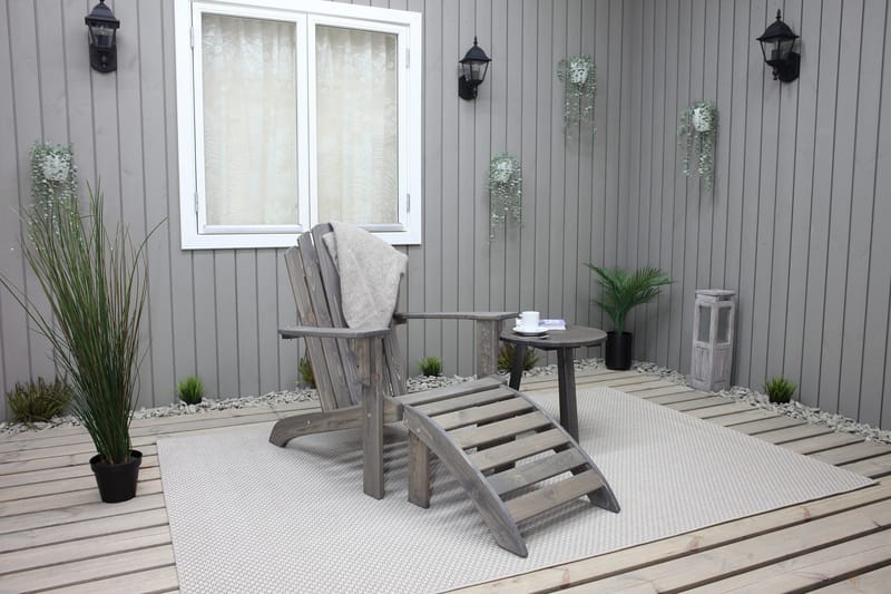 Cranston Däckstol - Grå - Utemöbler - Utestol & trädgårdsstol - Solstolar - Däckstol