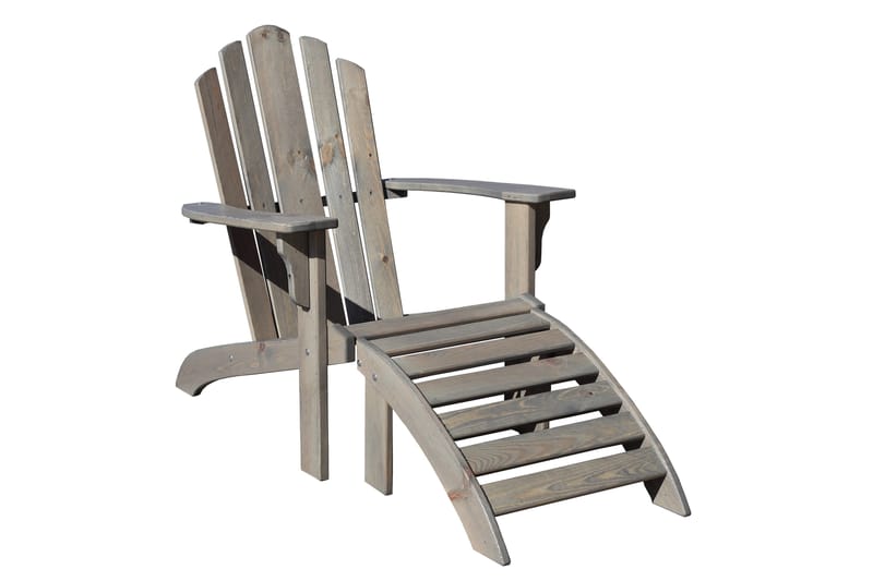 Cranston Däckstol - Grå - Utemöbler - Utestol & trädgårdsstol - Solstolar - Däckstol