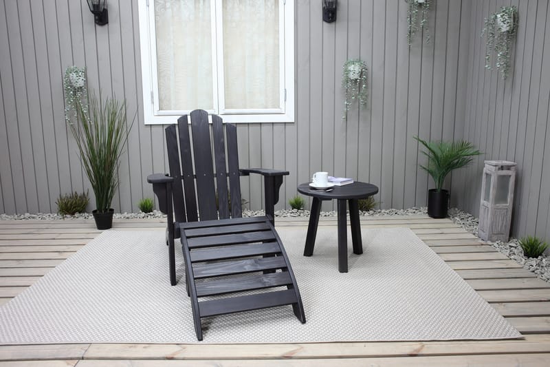 Cranston Däckstol - Kaffesvart - Utemöbler - Utestol & trädgårdsstol - Solstolar - Däckstol