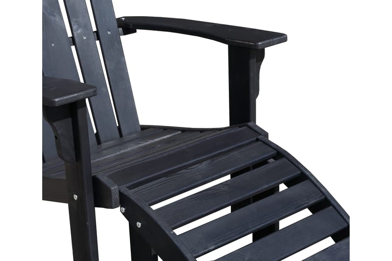 Cranston Däckstol - Kaffesvart - Utemöbler - Utestol & trädgårdsstol - Solstolar - Däckstol