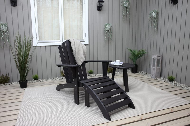 Cranston Däckstol - Kaffesvart - Utemöbler - Utestol & trädgårdsstol - Solstolar - Däckstol