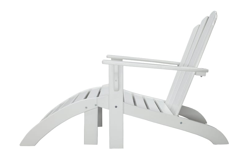 Cranston Däckstol - Vit - Utemöbler - Utestol & trädgårdsstol - Solstolar - Däckstol
