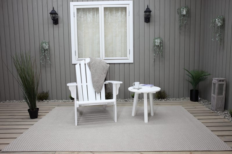 Cranston Däckstol - Vit - Utemöbler - Utestol & trädgårdsstol - Solstolar - Däckstol
