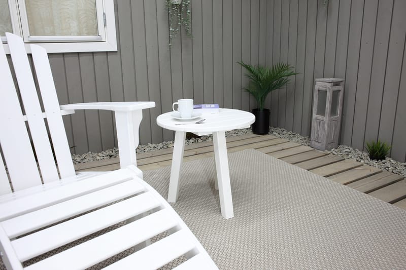 Cranston Däckstol - Vit - Utemöbler - Utestol & trädgårdsstol - Solstolar - Däckstol