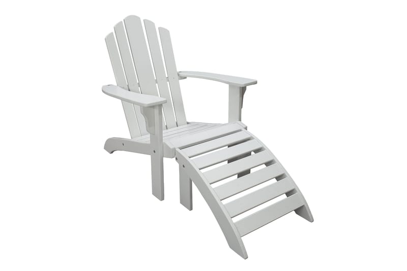 Cranston Däckstol - Vit - Utemöbler - Utestol & trädgårdsstol - Solstolar - Däckstol