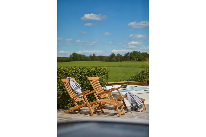 Däckstol Hillerstorp Nova Brun - Brun - Utemöbler - Utestol & trädgårdsstol - Solstolar - Däckstol