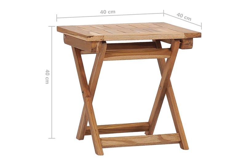 Däckstolar med fotpallar och bord massiv teak - Brun - Utemöbler - Utestol & trädgårdsstol - Solstolar - Däckstol