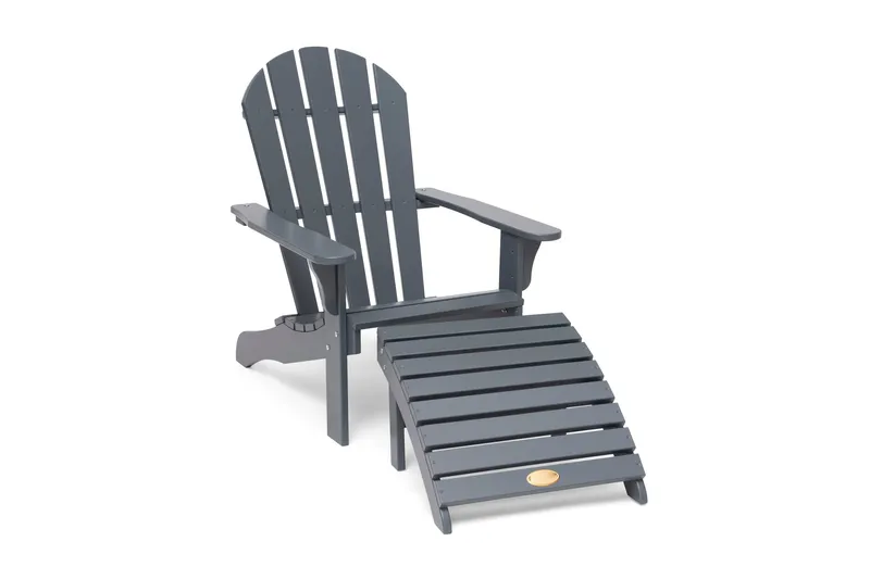 Hillerstorp Tennessee Däckstol - Grå - Utemöbler - Utestol & trädgårdsstol - Solstolar - Däckstol