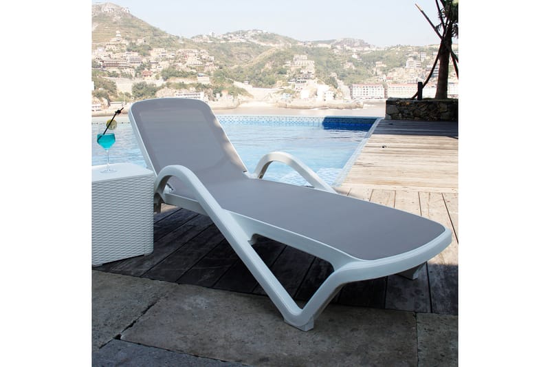 Resort Däckstol Beige - Utemöbler - Utestol & trädgårdsstol - Solstolar - Däckstol