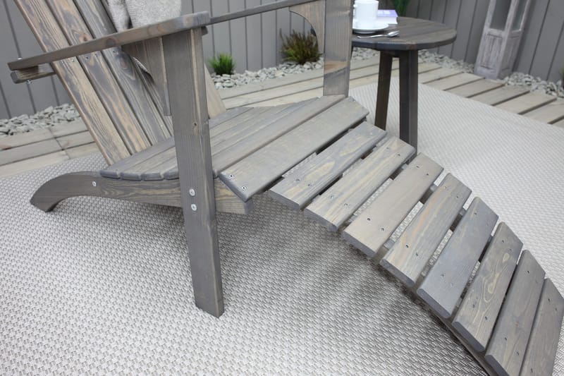 Rolston Däckstol - Grå - Utemöbler - Utestol & trädgårdsstol - Solstolar - Däckstol