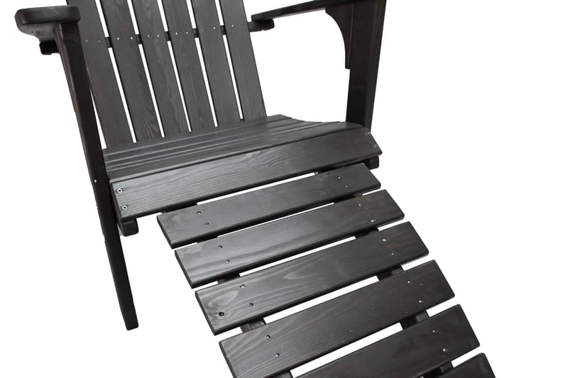 Rolston Däckstol - Kaffesvart - Utemöbler - Utestol & trädgårdsstol - Solstolar - Däckstol