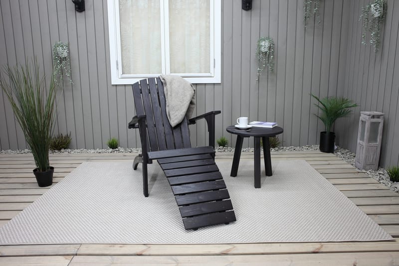 Rolston Däckstol - Kaffesvart - Utemöbler - Utestol & trädgårdsstol - Solstolar - Däckstol