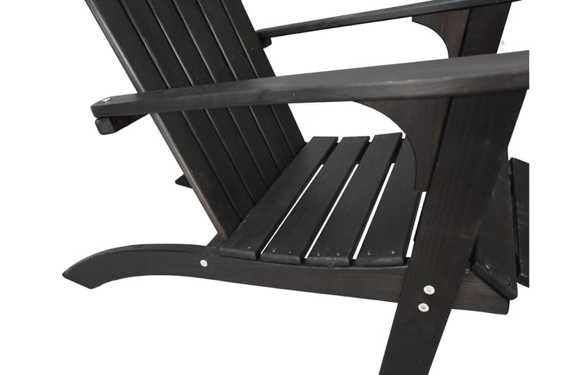 Rolston Däckstol - Kaffesvart - Utemöbler - Utestol & trädgårdsstol - Solstolar - Däckstol