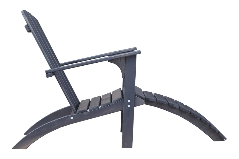 Rolston Däckstol - Kaffesvart - Utemöbler - Utestol & trädgårdsstol - Solstolar - Däckstol