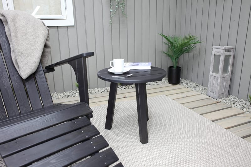 Rolston Däckstol - Kaffesvart - Utemöbler - Utestol & trädgårdsstol - Solstolar - Däckstol