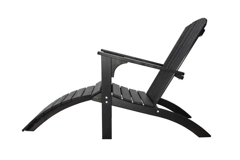 Rolston Däckstol - Kaffesvart - Utemöbler - Utestol & trädgårdsstol - Solstolar - Däckstol