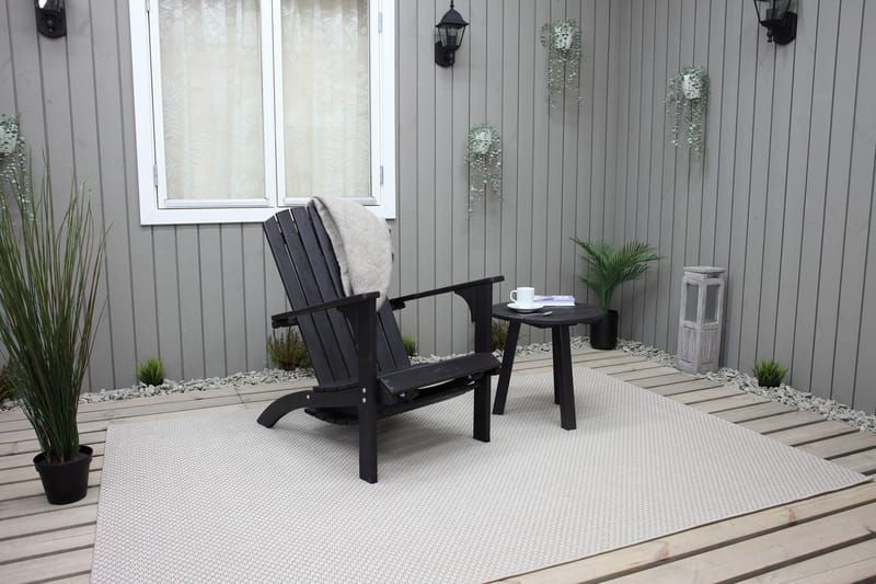 Rolston Däckstol - Kaffesvart - Utemöbler - Utestol & trädgårdsstol - Solstolar - Däckstol