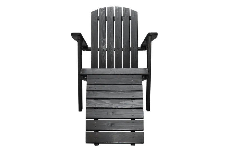 Rolston Däckstol - Kaffesvart - Utemöbler - Utestol & trädgårdsstol - Solstolar - Däckstol