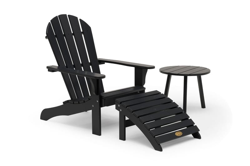 Tennessee Däckstol med Fotstöd Orkangrå - Hillerstorp - Utemöbler - Utestol & trädgårdsstol - Solstolar - Däckstol