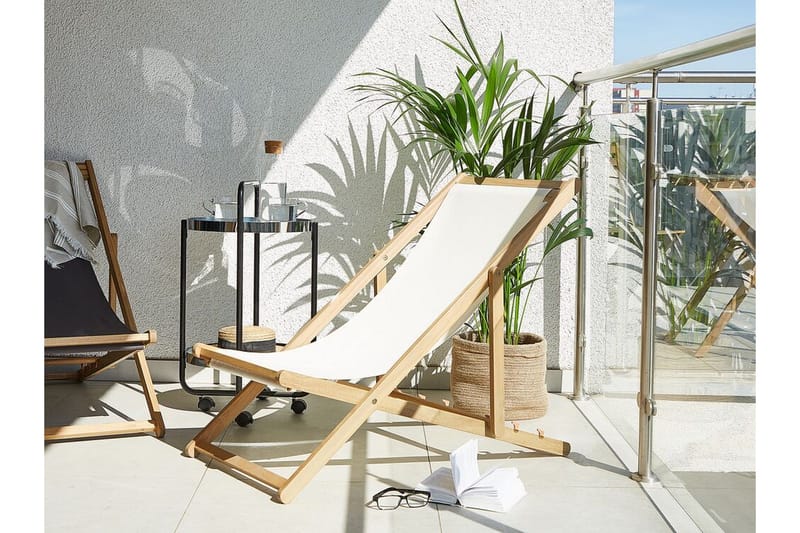 Gjengene Solstol - Beige - Utemöbler - Utestol & trädgårdsstol - Solstolar