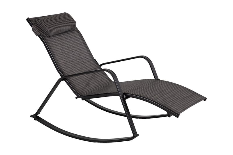 Hammockande solstol BOSTON 128x70x85cm - Utemöbler - Utestol & trädgårdsstol - Solstolar