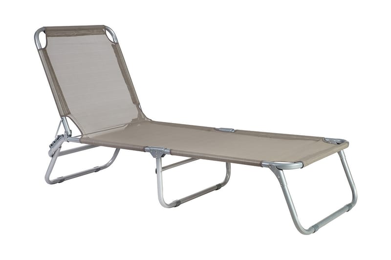 Lounge Trip 191x57xh28 Säng: Textilin Taupe - Utemöbler - Utestol & trädgårdsstol - Solstolar