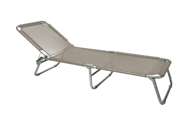 Lounge Trip 191x57xh28 Säng: Textilin Taupe - Utemöbler - Utestol & trädgårdsstol - Solstolar
