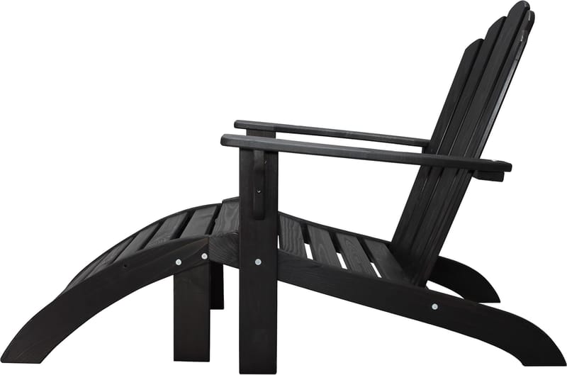 Newport däckstol - Svart - Svart - Utemöbler - Utestol & trädgårdsstol - Solstolar - Däckstol