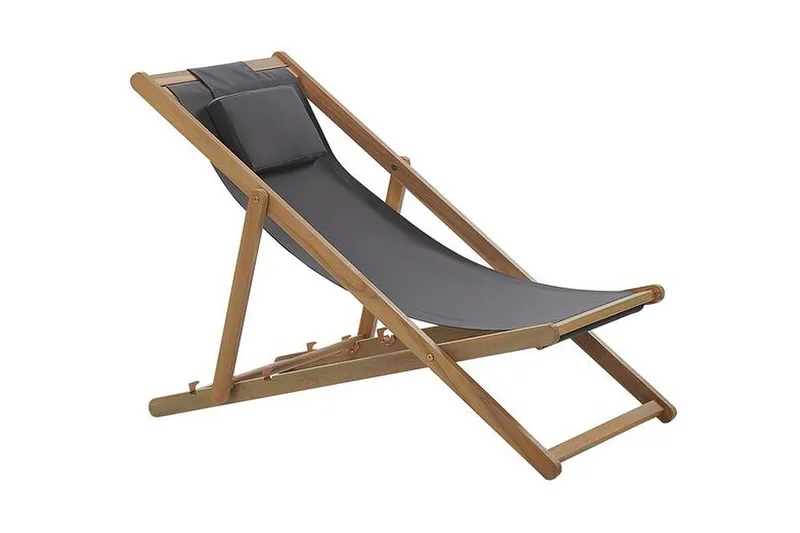 Oykel Solstol - Mörkgrå - Utemöbler - Utestol & trädgårdsstol - Solstolar