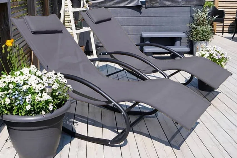 Solberg Solstol 146 cm - Utemöbler - Utestol & trädgårdsstol - Solsäng & Solvagnar