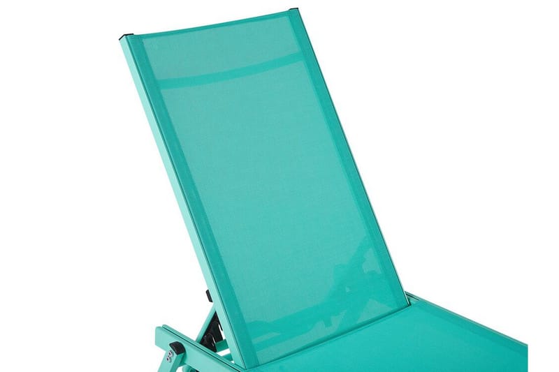 Solsäng turkos PORTOFINO - Grön - Utemöbler - Utestol & trädgårdsstol - Solsäng & Solvagnar