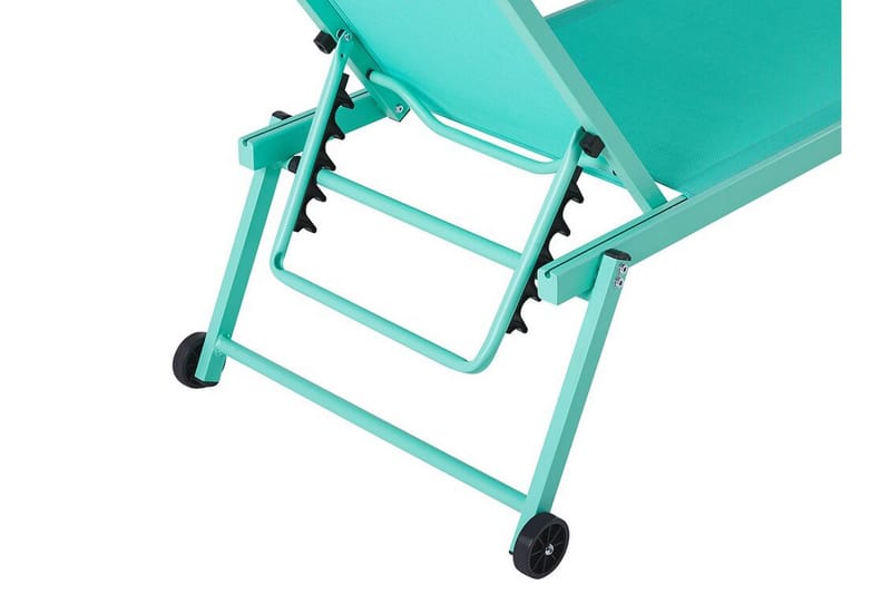 Solsäng turkos PORTOFINO - Grön - Utemöbler - Utestol & trädgårdsstol - Solsäng & Solvagnar