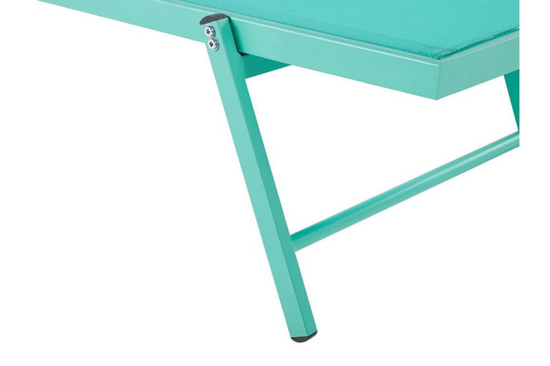 Solsäng turkos PORTOFINO - Grön - Utemöbler - Utestol & trädgårdsstol - Solsäng & Solvagnar