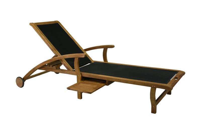 Solstol FRAMTID 200x755xH95cm svart Akacia, undefined