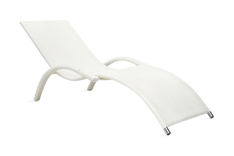 Solstol Meridian 180x75x73 cm Vit, Vit