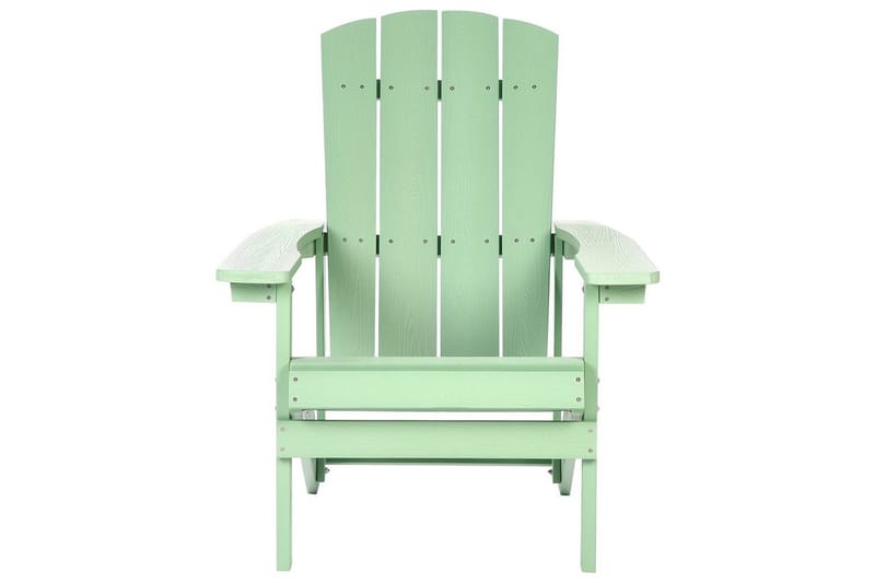 Trädgårdsstol Adirondack - Grön, 75x88x88 cm - Utemöbler - Utestol & trädgårdsstol - Solstolar - Däckstol
