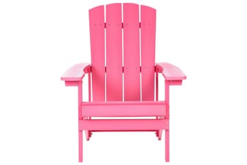Trädgårdsstol Adirondack - Rosa, 75x88x88 cm - Utemöbler - Utestol & trädgårdsstol - Solstolar - Däckstol