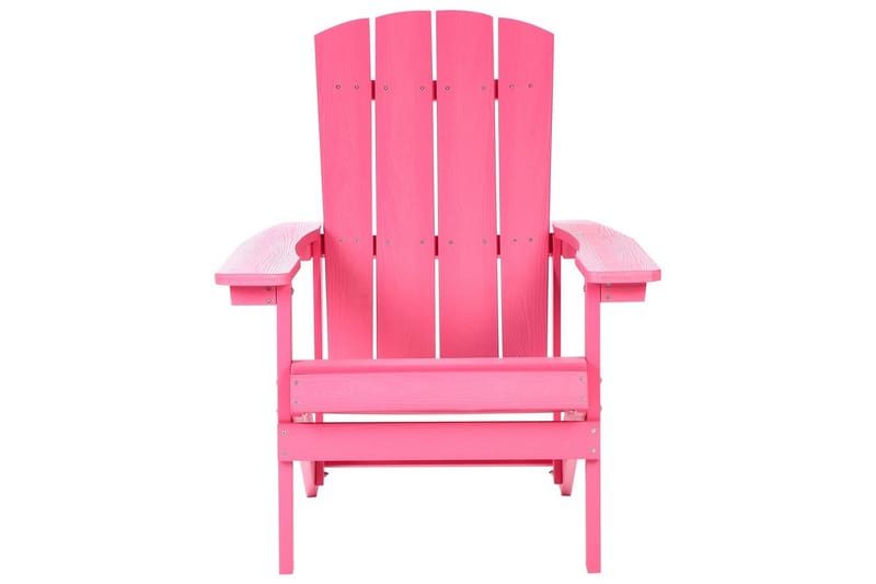 Trädgårdsstol Adirondack - Rosa, 75x88x88 cm - Utemöbler - Utestol & trädgårdsstol - Solstolar - Däckstol