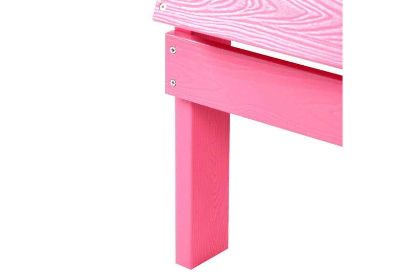 Trädgårdsstol Adirondack - Rosa, 75x88x88 cm - Utemöbler - Utestol & trädgårdsstol - Solstolar - Däckstol