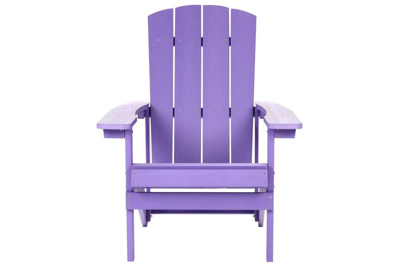 Trädgårdsstol Adirondack - Violett, 75x88x88 cm - Utemöbler - Utestol & trädgårdsstol - Solstolar - Däckstol