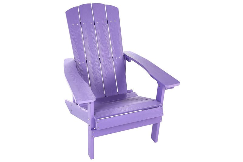 Trädgårdsstol Adirondack - Violett, 75x88x88 cm - Utemöbler - Utestol & trädgårdsstol - Solstolar - Däckstol