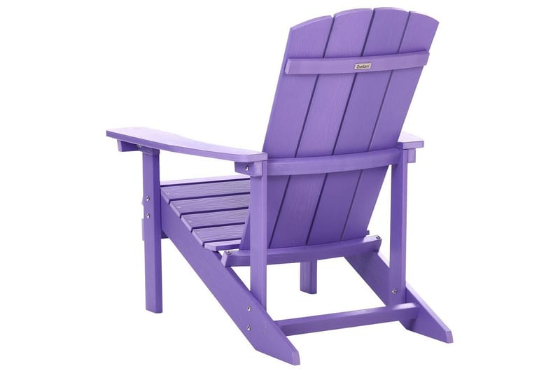 Trädgårdsstol Adirondack - Violett, 75x88x88 cm - Utemöbler - Utestol & trädgårdsstol - Solstolar - Däckstol